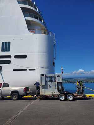 Line removal & life raft recovery 