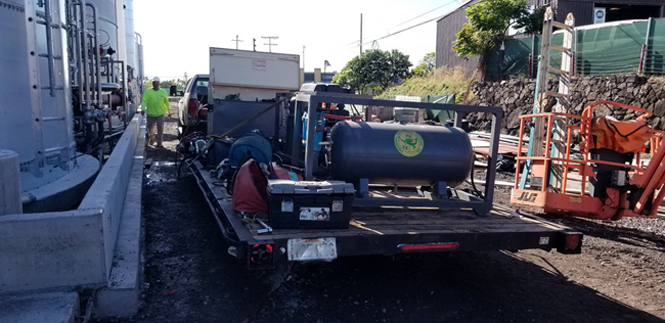 Kona setup trailer